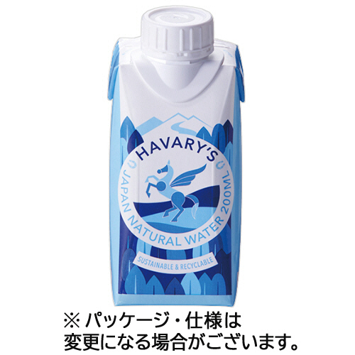 国内外の人気 NATURAL JAPAN HAVARYS たのめーる】ハバリーズ WATER 紙 200mL その他