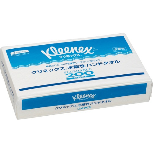 日本製紙クレシア　クリネックス　水解性　ハンドタオル２００　２００枚／パック　１セット（３５パック）1