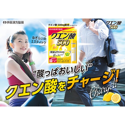 井藤漢方製薬　クエン酸５００　２４日分　１セット（１２０袋：２４袋×５箱）3