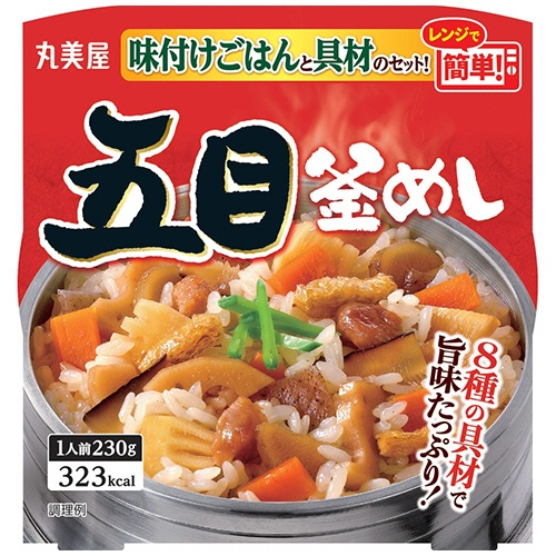丸美屋　五目釜めし　味付けごはん付き　２３０ｇ　１セット（２４食）1
