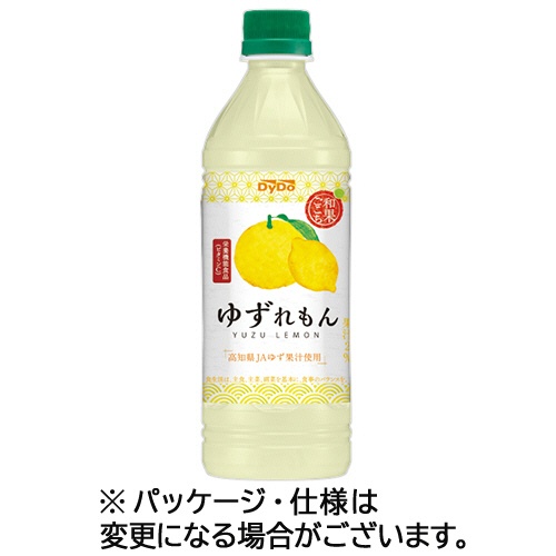 ダイドードリンコ　和果ごこち　ゆずれもん　５００ｍＬ　ペットボトル　１セット（４８本：２４本×２ケース）1