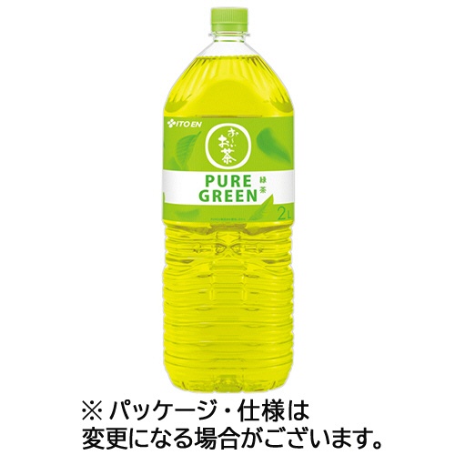 伊藤園　おーいお茶　ＰＵＲＥ　ＧＲＥＥＮ　２Ｌ　ペットボトル　１ケース（６本）1