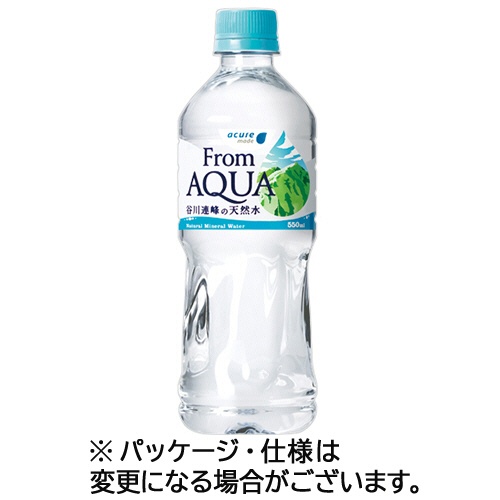 ＪＲ東日本クロスステーション　フロムアクア　谷川連峰の天然水　５５０ｍＬ　ペットボトル　１セット（４８本：２４本×２ケース）1