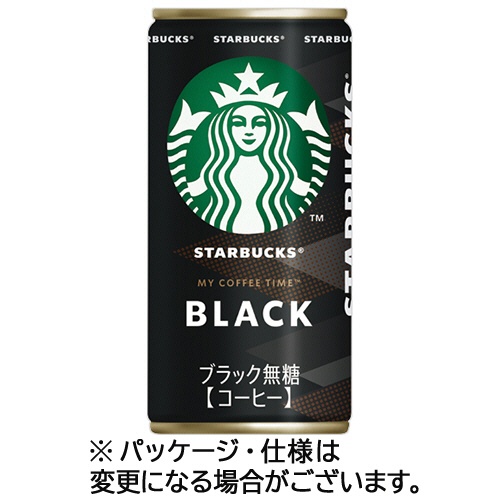 サントリー　スターバックス　ＭＹ　ＣＯＦＦＥＥ　ＴＩＭＥ　ブラック　１８５ｇ　缶　１セット（６０本：３０本×２ケース）1