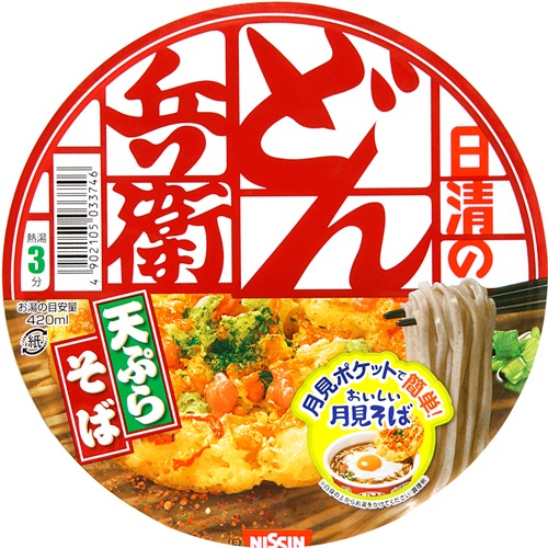 日清食品　日清のどん兵衛　天ぷらそば［東］　１００ｇ　１ケース（１２食）2
