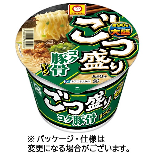 東洋水産　マルちゃん　ごつ盛り　コク豚骨ラーメン　１１５ｇ　１セット（２４食：１２食×２ケース）1