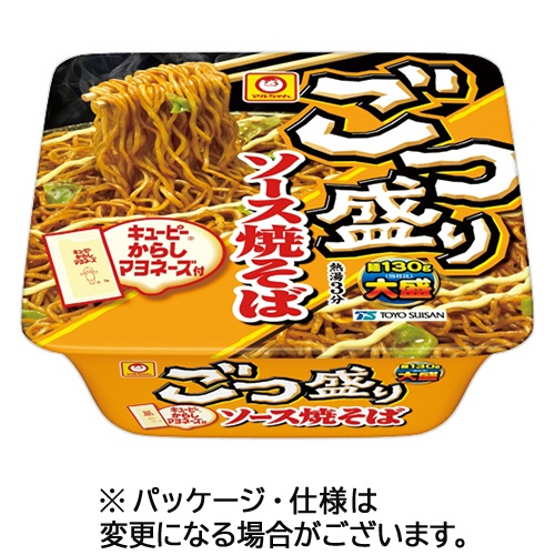 東洋水産　マルちゃん　ごつ盛り　ソース焼そば　１７１ｇ　１セット（２４食：１２食×２ケース）1