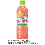サントリー 天然水 きりっと果実 ピンクグレープフルーツ&マスカット 600mL ペットボトル 1ケース(24本)