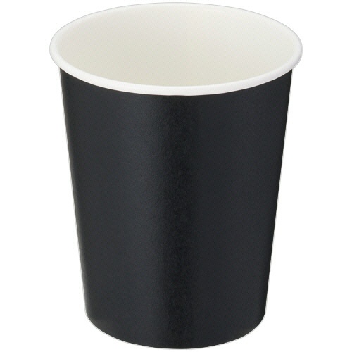 ＴＡＮＯＳＥＥ　紙コップ　ブラック　２０５ｍＬ（７オンス）　１セット（２０００個：８０個×２５パック）1