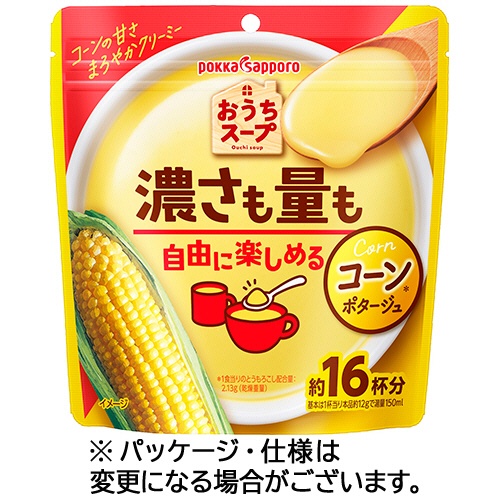 ポッカサッポロ　おうちスープ　コーン　１９２ｇ　１セット（３パック）1