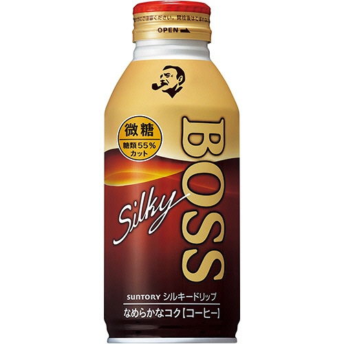 サントリー　ボス　シルキードリップ微糖　３６０ｇ　ボトル缶　１ケース（２４本）1