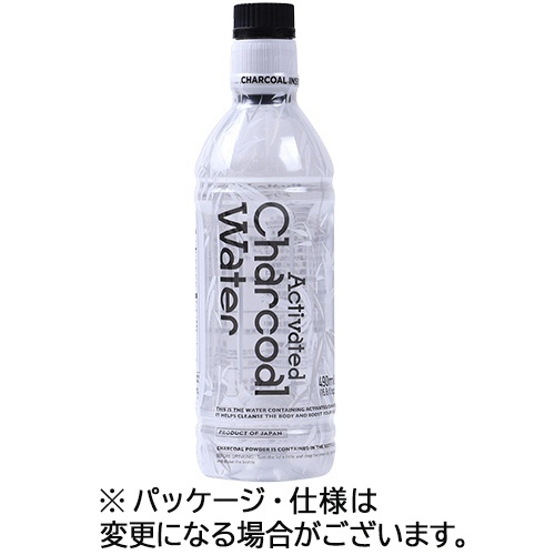 クレンズ・ラボ　アクティブチャコールウォーター　４９０ｍＬ　ペットボトル　１ケース（２４本）1