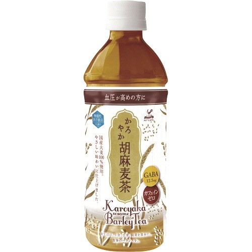 富永貿易　神戸居留地　かろやか胡麻麦茶　５００ｍｌ　ペットボトル　１ケース（２４本）1