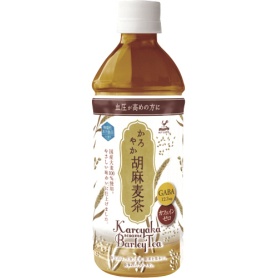 富永貿易　神戸居留地　かろやか胡麻麦茶　５００ｍｌ　ペットボトル　１ケース（２４本）