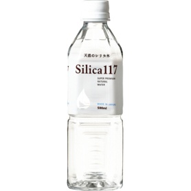 七十七萬石　天然シリカ水　Ｓｉｌｉｃａ１１７　５００ｍｌ　ペットボトル　１ケース（２４本）