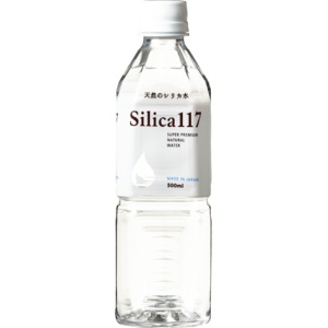 七十七萬石　天然シリカ水　Ｓｉｌｉｃａ１１７　５００ｍｌ　ペットボトル　１ケース（２４本）1