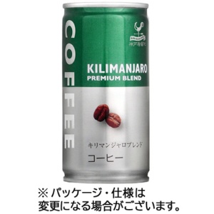 富永貿易　神戸居留地　キリマンジャロブレンドコーヒー　１８５ｇ　缶　１ケース（３０本）1
