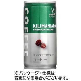 富永貿易　神戸居留地　キリマンジャロブレンドコーヒー　１８５ｇ　缶　１セット（９０本：３０本×３ケース）