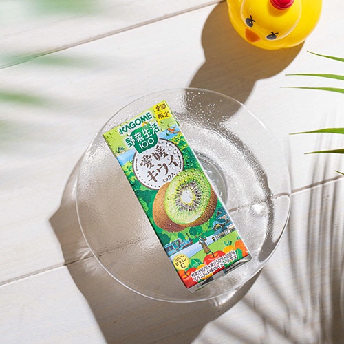 カゴメ　野菜生活１００　愛媛キウイミックス　１９５ｍＬ　紙パック　１セット（４８本：２４本×２ケース）4
