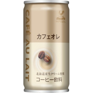 富永貿易　神戸居留地　カフェオレ　１８５ｇ　缶　１セット（１２０本：３０本×４ケース）1