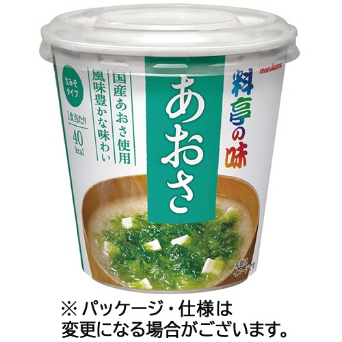 マルコメ　カップ　料亭の味　あおさ　２２ｇ　１セット（６食）1