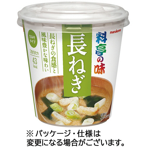カップ料亭の味 長ねぎ 1食 ×6個