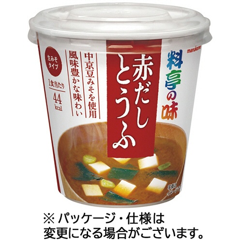 マルコメ　カップ　料亭の味　赤だしとうふ　２４ｇ　１セット（６食）1