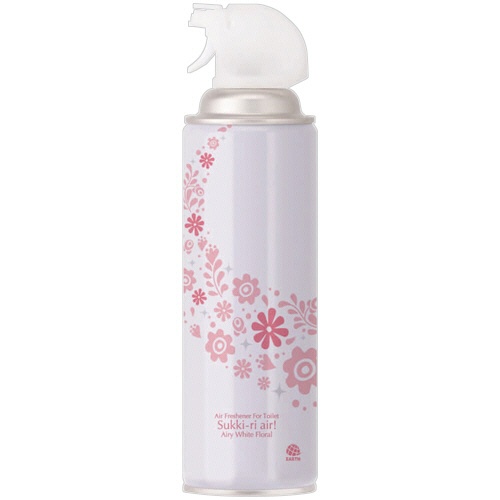 アース製薬　トイレの消臭スプレー　スッキーリエア！　エアリーホワイトフローラルの香り　３５０ｍＬ　１セット（３０本）1