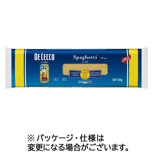 日清製粉ウェルナ　ディ・チェコ　ＮＯ．１２　スパゲッティ　５００ｇ　１セット（４パック）1