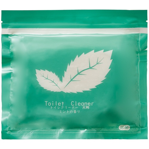 ＴＡＮＯＳＥＥ　トイレクリーナー　チャック袋タイプ　ミント　大判　１セット（５７６枚：１２枚×４８パック）1