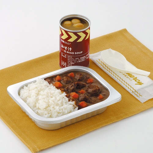 ホリカフーズ　レスキューフーズ　一食パック　カレーライス　みそ汁付き　１セット（１２食）2