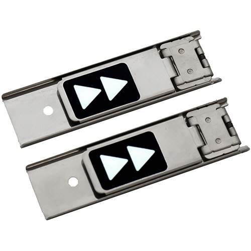 ノムラテック　快適防犯　お知らせマーク付き　サッシロックＭＩＮＩ　シルバー　Ｎ－１１０７　１セット（２０個）2