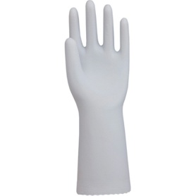 川西工業　ビニール薄手　作業最適手袋　ホワイト　Ｍサイズ　＃２０５５Ｗ－Ｍ　１パック（１０双）