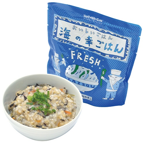 横浜岡田屋　ＨＯＺＯＮＨＯＺＯＮ　海の幸ごはん　２８０ｇ　１セット（２５パック）2