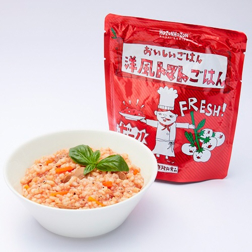 横浜岡田屋　ＨＯＺＯＮＨＯＺＯＮ　洋風トマトごはん　２８０ｇ　１セット（２５パック）2