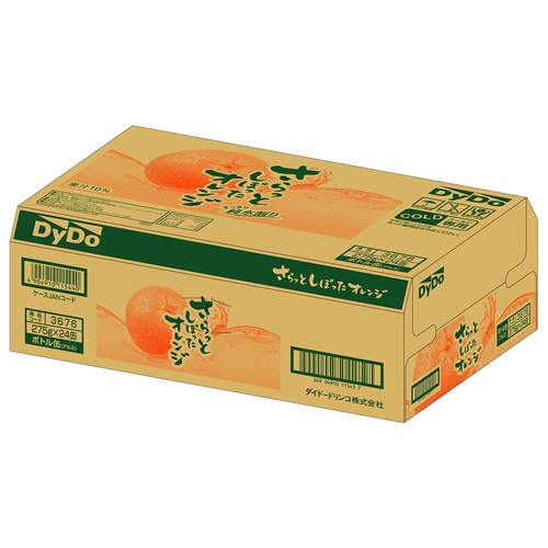 ダイドードリンコ　さらっとしぼったオレンジ　２７５ｇ　ボトル缶　１セット（４８本：２４本×２ケース）2