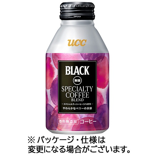 ＵＣＣ　ＢＬＡＣＫ　無糖　スペシャルティコーヒーブレンド　２７５ｇ　ボトル缶　１ケース（２４本）1