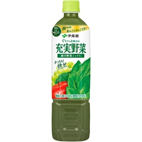 伊藤園　充実野菜　緑の野菜ミックス　７４０ｇ　ペットボトル　１ケース（１５本）