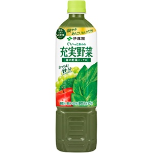 伊藤園　充実野菜　緑の野菜ミックス　７４０ｇ　ペットボトル　１ケース（１５本）1
