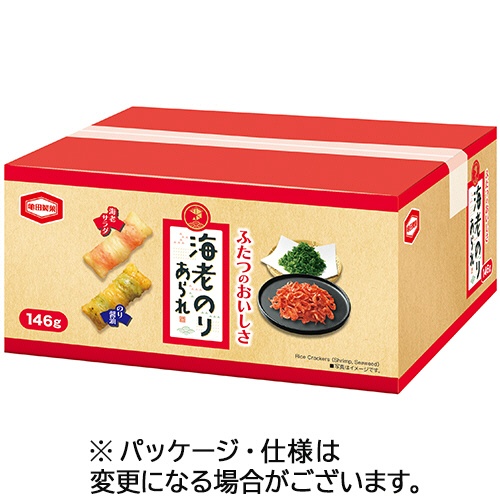亀田製菓　海老のりあられ　化粧箱　（１４６ｇ／箱）　１セット（６箱）1