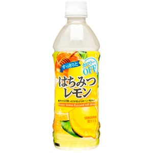 サンガリア　すっきりとはちみつレモン　５００ｍｌ　ペットボトル　１ケース（２４本）1