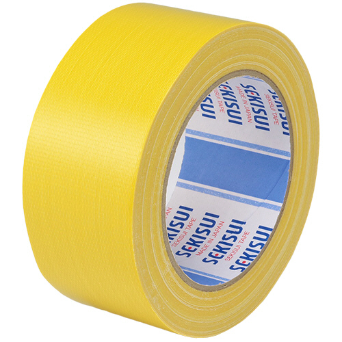 たのめーる】積水化学 布粘着テープ 600Vカラー 50mm×25m 黄 N60YV03 1