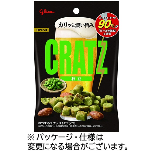 江崎グリコ　クラッツ　枝豆　４２ｇ　１セット（１２パック）1