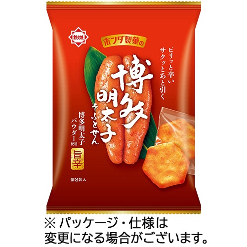 ホンダ製菓　博多明太子そふとせん　６０ｇ　１セット（１２パック）1