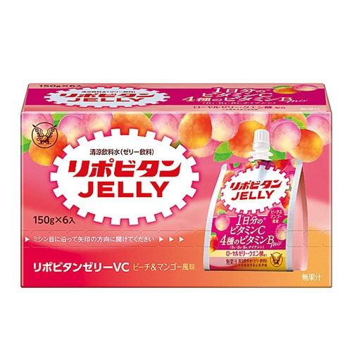 大正製薬　リポビタンゼリーＶＣ　１５０ｇ　パウチ　１ケース（３６パック）2