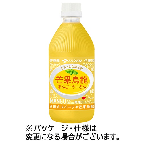 伊藤園　とろっとなめらか　芒果烏龍（まんごーうーろん）　４８０ｍＬ　ペットボトル　１ケース（２４本）1