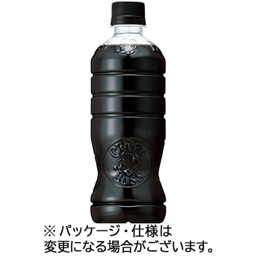 サントリー　クラフトボス　ブラック　ラベルレス　５００ｍＬ　ペットボトル　１セット（４８本：２４本×２ケース）1