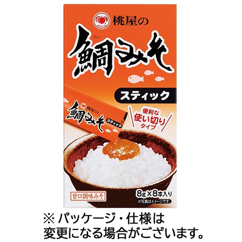 桃屋　鯛みそ　スティック　８ｇ　１セット（４８本：８本×６箱）1