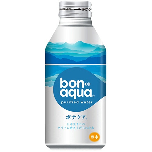 コカ・コーラ　ボナクア（軟水）　４００ｍｌ　ボトル缶　１ケース（２４本）1