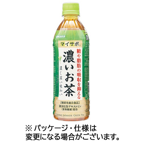 サンガリア　マイサポ濃いお茶　５００ｍｌ　ペットボトル　１ケース（２４本）1
